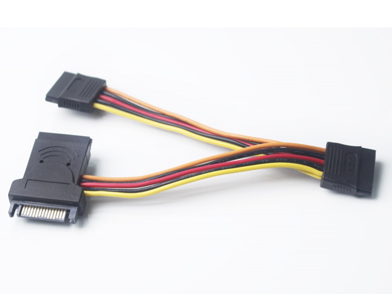 SATA 15pin to 3 x SATA 15pin HDD Motherboard Y Splitter Cable -Starte ...